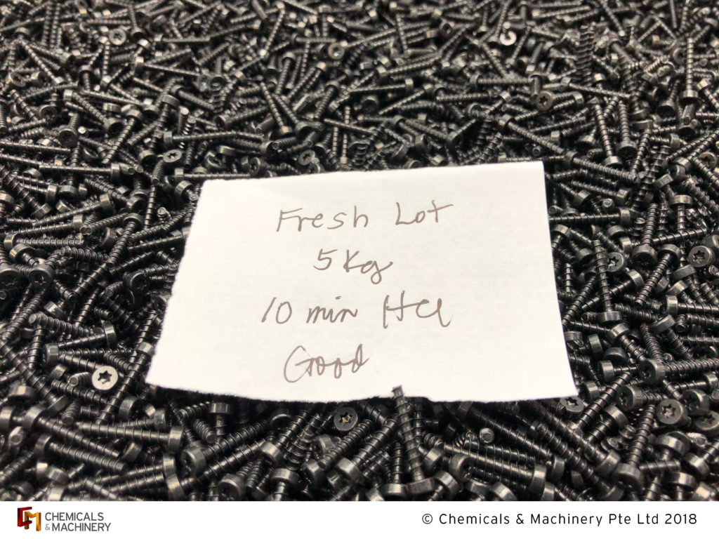 Aforementioned fresh batch of screws given the green light by end users