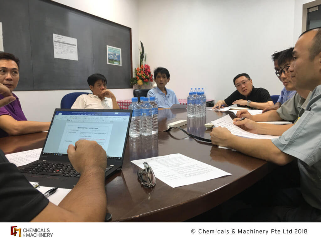 Close collaboration amongst engineers from three different companies, with a common goal